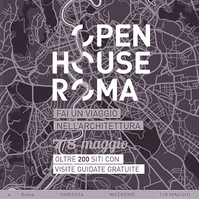 Open House 2016 mappa di roma